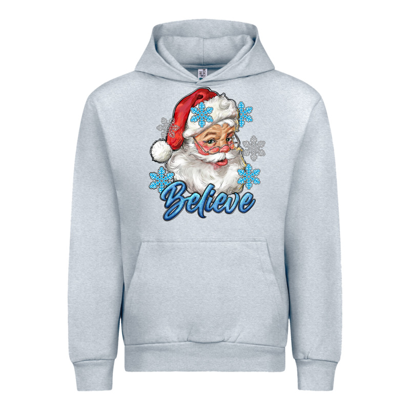 Santa Blue Believe Urban Hoodie by RanaPortraitStore | Teevron