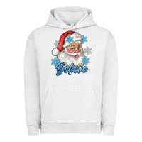 Pigment Lunar Rock santa blue believe Urban Hoodie - RanaPortraitStore