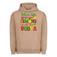 Pigment Burro when life gives you lemons grab the vodka Urban Hoodie - texasbilliewilder