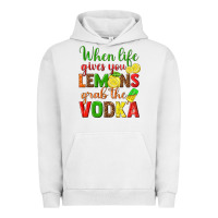Pigment Lunar Rock when life gives you lemons grab the vodka Urban Hoodie - texasbilliewilder