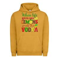 Pigment Peanut Butter when life gives you lemons grab the vodka Urban Hoodie - texasbilliewilder