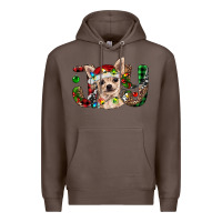 Coffee christmas chihuahua joy Premium Hoodie - RanaPortraitStore
