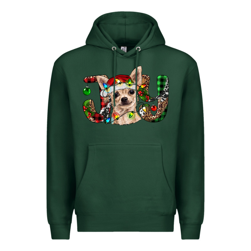 Christmas Chihuahua Joy Premium Hoodie by RanaPortraitStore | Teevron