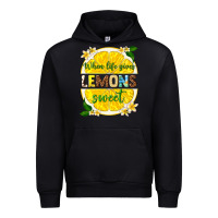 Black when life gives lemons sweet Urban Hoodie - texasbilliewilder