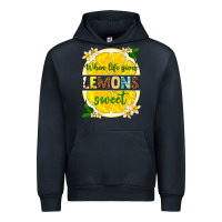 Navy when life gives lemons sweet Urban Hoodie - texasbilliewilder