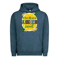Pigment Midnight Navy when life gives lemons sweet Urban Hoodie - texasbilliewilder