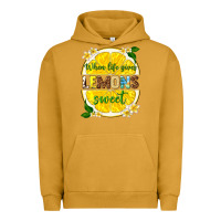Pigment Peanut Butter when life gives lemons sweet Urban Hoodie - texasbilliewilder