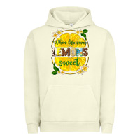 Pigment Pistachio when life gives lemons sweet Urban Hoodie - texasbilliewilder