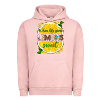 Pigment Salmon when life gives lemons sweet Urban Hoodie - texasbilliewilder