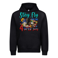 Black stay fly for the 4 th of july Urban Hoodie - Zillion Design Studio
