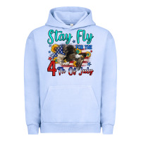 Pigment Grape Ice stay fly for the 4 th of july Urban Hoodie - Zillion Design Studio