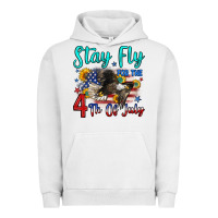 Pigment Lunar Rock stay fly for the 4 th of july Urban Hoodie - Zillion Design Studio