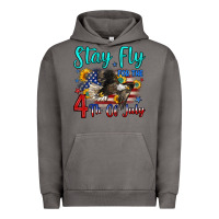 Pigment Tornado stay fly for the 4 th of july Urban Hoodie - Zillion Design Studio