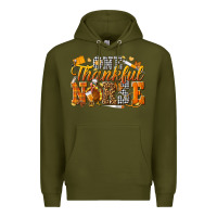 Army Green one thankful nurse Premium Hoodie - texasbilliewilder