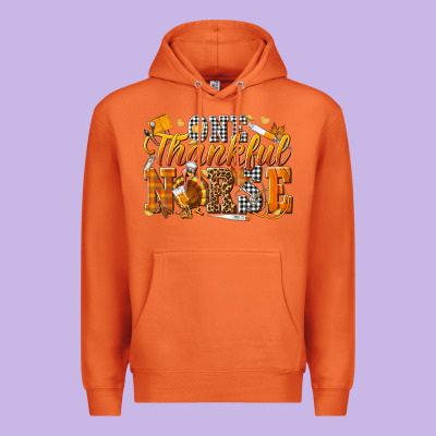 One Thankful Nurse Premium Hoodie Designed By Texasbilliewilder