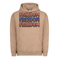 Pigment Burro freedom freedom freedom Urban Hoodie - Zillion Design Studio