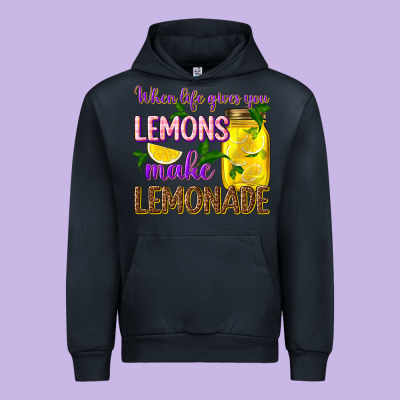 When Life Gives You Lemons Make Lemonade Urban Hoodie Designed By Texasbilliewilder