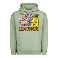 Pigment Oil Green when life gives you lemons make lemonade Urban Hoodie - texasbilliewilder