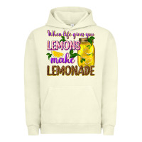 Pigment Pistachio when life gives you lemons make lemonade Urban Hoodie - texasbilliewilder