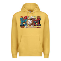 Antique Gold mom baseball Premium Hoodie - Zillion Design Studio
