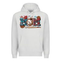 Dove Grey mom baseball Premium Hoodie - Zillion Design Studio