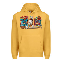 Mustard mom baseball Premium Hoodie - Zillion Design Studio
