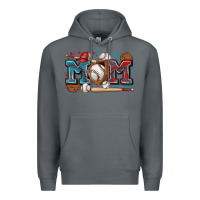 Rock mom baseball Premium Hoodie - Zillion Design Studio