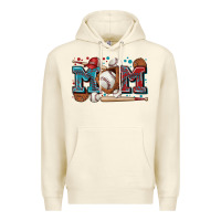 Sandshell mom baseball Premium Hoodie - Zillion Design Studio