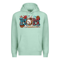 Seafoam mom baseball Premium Hoodie - Zillion Design Studio