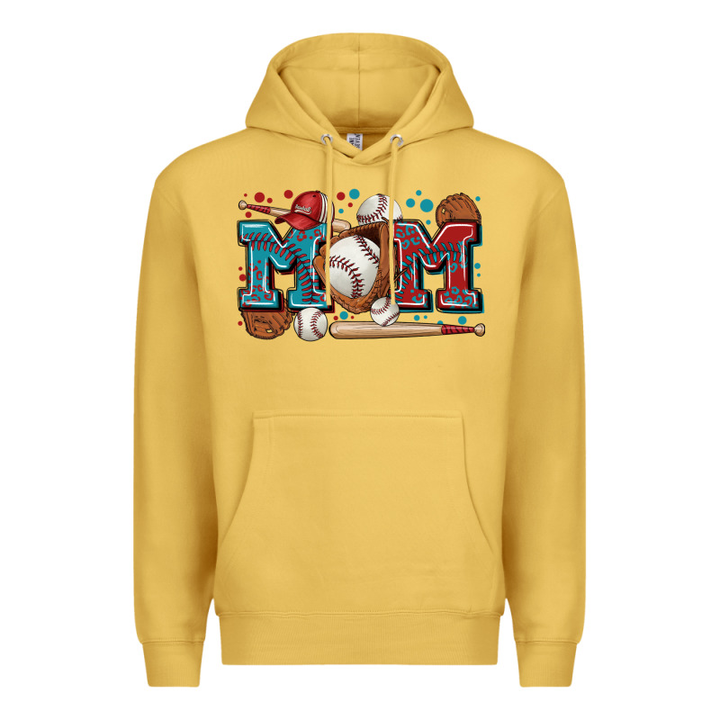 Mom Baseball Premium Hoodie by Zillion Design Studio | Teevron