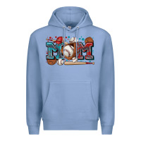 Colony Blue mom baseball Premium Hoodie - Zillion Design Studio