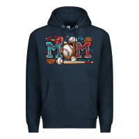 Navy mom baseball Premium Hoodie - Zillion Design Studio