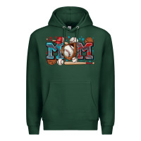 Sports Green mom baseball Premium Hoodie - Zillion Design Studio
