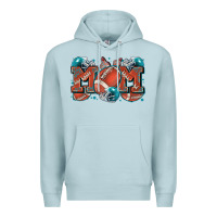 Blue Mist mom american football Premium Hoodie - Zillion Design Studio