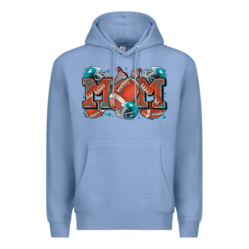 Mom American Football Premium Hoodie by Zillion Design Studio | Teevron