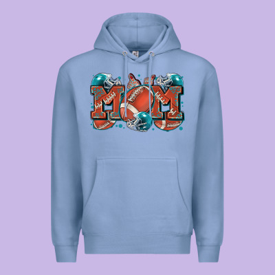 Mom American Football Premium Hoodie Designed By Zillion Design Studio