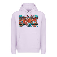 Lilac mom american football Premium Hoodie - Zillion Design Studio