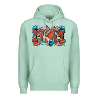 Seafoam mom american football Premium Hoodie - Zillion Design Studio