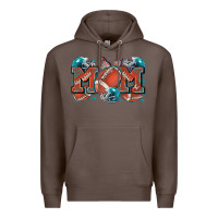 Coffee mom american football Premium Hoodie - Zillion Design Studio
