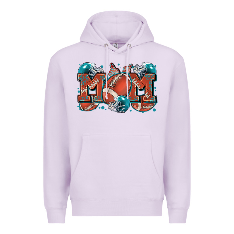Mom American Football Premium Hoodie by Zillion Design Studio | Teevron