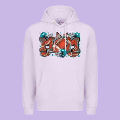 Mom American Football Premium Hoodie Designed By Zillion Design Studio
