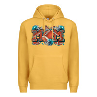 Mustard mom american football Premium Hoodie - Zillion Design Studio