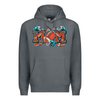 Rock mom american football Premium Hoodie - Zillion Design Studio