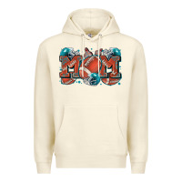 Sandshell mom american football Premium Hoodie - Zillion Design Studio