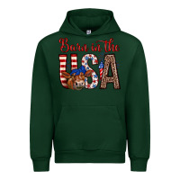 Forest Green barn in the usa Urban Hoodie - Zillion Design Studio
