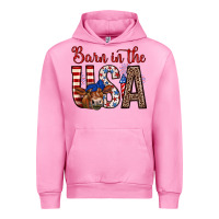 Fuchsia Pink barn in the usa Urban Hoodie - Zillion Design Studio