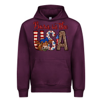 Mauve Wine barn in the usa Urban Hoodie - Zillion Design Studio