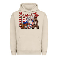 Pigment French Oak barn in the usa Urban Hoodie - Zillion Design Studio