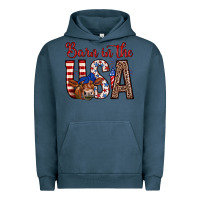 Pigment Midnight Navy barn in the usa Urban Hoodie - Zillion Design Studio