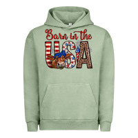 Pigment Oil Green barn in the usa Urban Hoodie - Zillion Design Studio